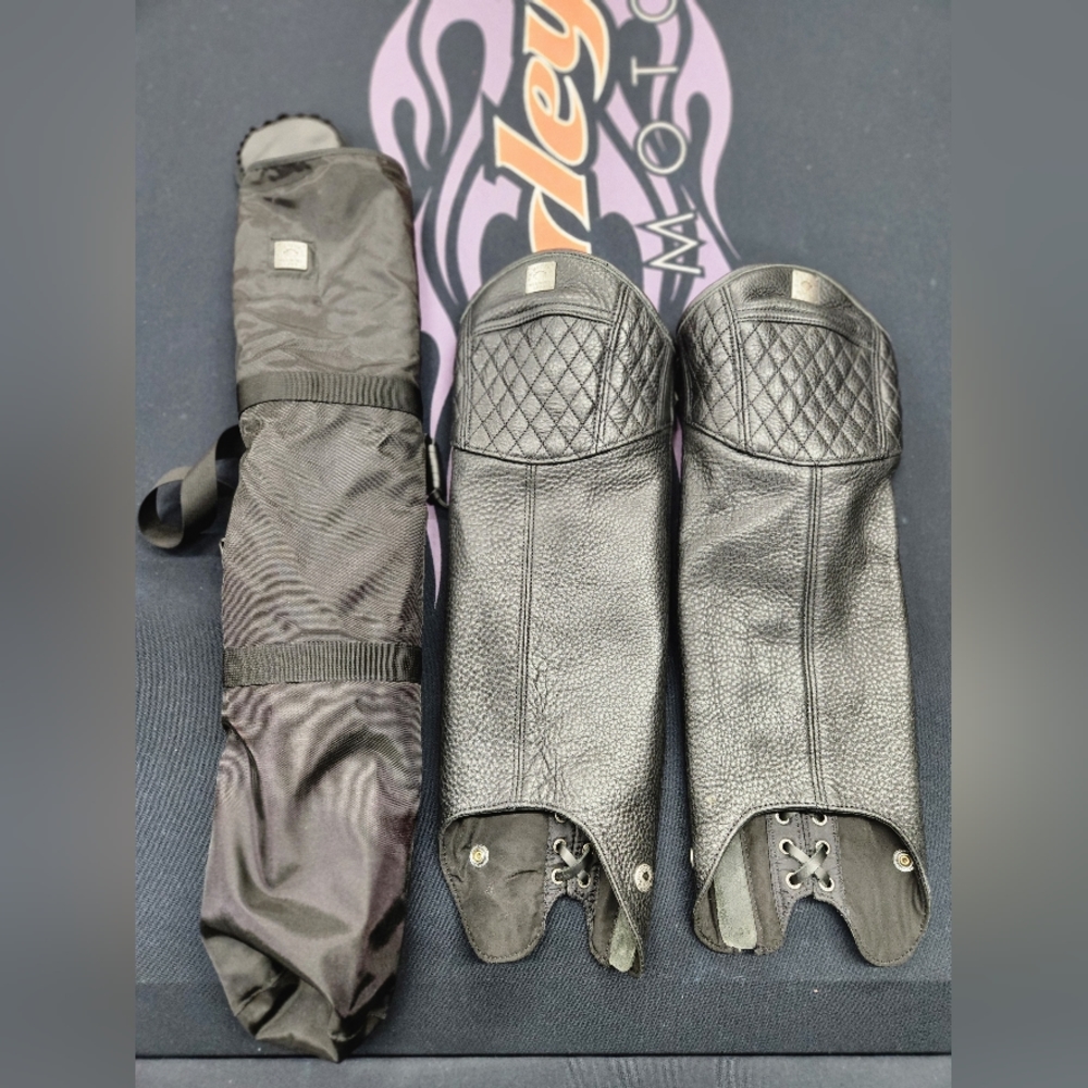 Genuine H-D Leather Ladies half chaps